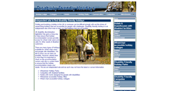 Desktop Screenshot of disabilityfriendlyholidays.co.uk