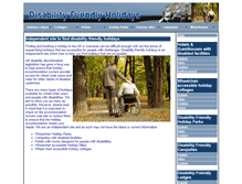 Tablet Screenshot of disabilityfriendlyholidays.co.uk